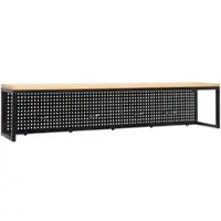 Bessagi Home Garderobe Lorenzo ca. 110x22 cm Metall/Kiefer