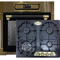 Kaiser Herd-Set EH 6726 AD Einbaubackofen+ KG 6325 Em Gaskochfeld 60 cm