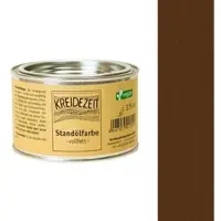 Kreidezeit Standölfarbe vollfett braun - 0,375 l Dose