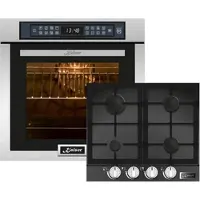 Kaiser Backofen-Set EH 6306 R Einbaubackofen + KCG 6387 Gaskochfeld