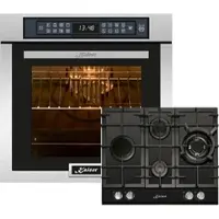 Kaiser Backofen-Set EH 6306 R Einbaubackofen + KCG 6394 Gaskochfeld