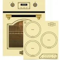 Kaiser Herd-Set EH 4796 ElfAD Einbaubackofen +KCT 4795 FI ElfAD Induktionskochfeld