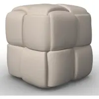 Bessagi Home Hocker Ella Bouclé Beige