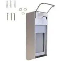 Herrmann Aluminium Desinfektionsmittel & Seifenspender 1000 ml kurzer Armhebel
