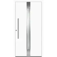 Haustuerenland.de Schüco Aluminium Haustür "COSIMA" ADS 75.SI RC2 Weiß RAL 9016 beidseitig innen öffnend DIN links