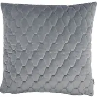 Lazis Kissenhülle Borris 40 x 40cm Samt in grau