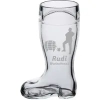 Luxentu Bierstiefel 0,5l mit Gravur - Bierfass