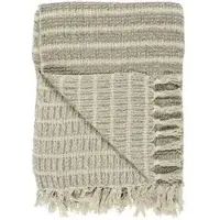 Ib Laursen Plaid creme/Natur Streifenmuster