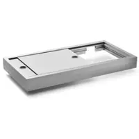 LEDaquaristik GmbH deLUX Aquariumabdeckung aus Aluminium - Slide Schiebedeckel - Titangrau Aluverbundplatten (standard) 40cm 70cm