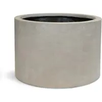 Fleur Ami Roccastone mattes Bodengefäß Classic aus Beton Ø 60 cm, Höhe 40 cm natur beton