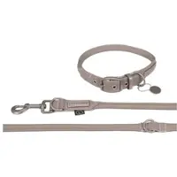 Eskadron Hunde Set Leder velvet taupe Classic Sports 24, Größe: XL
