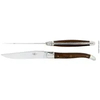 Laguiole Tafelmesser Walnuss 2er Set