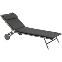 Lafuma Outdoor Sonnenliege BAYANNE Onyx / Gestell Titane