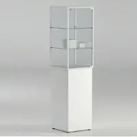 JTI-Vitrine Ausstellung Vitrine Weiß abschließbar JT-A7PLP