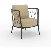 Vermobil Daisy niedriger Lounge-Sessel bronze, ecru
