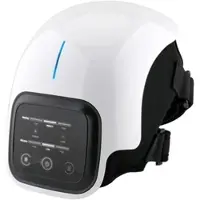 Newgen medicals Akku-Knie-Massagegerät mit Infrarot-Tiefenwärme, LED-Touchscreen