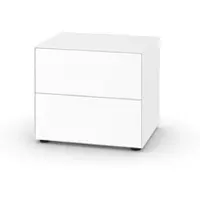 Piure Nex Pur Box Sideboard 2-fach Schubkasten 60 x 48 x 50 cm White