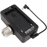 Nanlite Akku-Adapter BT-BA-SNP-E27, mit E27-Fassung für PavoBulb 10C