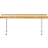 Weld & co Sitzbank Eiche 01 M 117 x 40 x 45 weiß