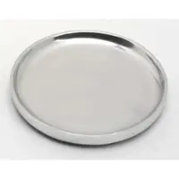 Kerzenteller , Dekoteller Alu Silber poliert Ø 12 cm ideal für Kerzen, Taufkerzen, Hochzeitskerzen