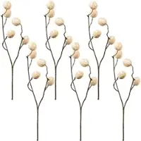 Creativ Green künstliche Pflanze Walnusszweig, 68cm, natur, 6er Set