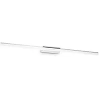 Ideal Lux 345130 RIFLESSO Wandleuchte über Spiegel, 820 mm breit, LED, 19 W, 2150/1360 lm, 3000 K, Schutzart IP54, Chrom