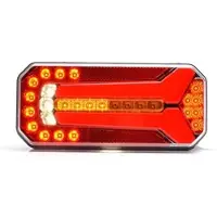 TrailerLight LED Rückleuchte RECHTS Blinker Lauflicht (7 Funktionen) 236 x 104mm LKW Anhänger