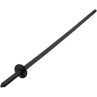 Voss.garden Aufstellpfahl, 3-teilig, schwarz, Metall