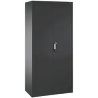 OTTO Office Stahlschrank mit Flügeltüren 93 x 195 cm schwarz, 93x195x50 cm