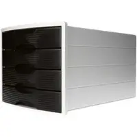 OTTO Office Schubladenbox für A4 / C4 grau, 28x23.5x36.7 cm