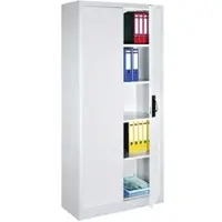 OTTO Office Stahlschrank mit Flügeltüren 93 x 195 cm grau, 93x195x40 cm