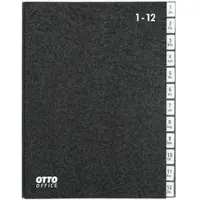 OTTO Office Pultordner »Basic« - 12 Fächer für Monate mehrfarbig, 26.5x34 cm