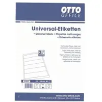 OTTO Office Selbstklebende Ordnerrücken–Etiketten weiß »38x192 mm« weiß, 5 cm
