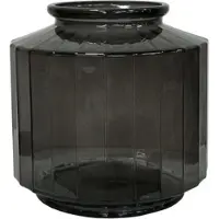 Trademark living Glasvase The Edge Ø23 x h22 cm Grau