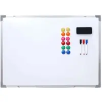 Proregal Whiteboard | HxBxT 45x60x2cm | inkl. Zubehör | Magnettafel Memoboard Pinnwand