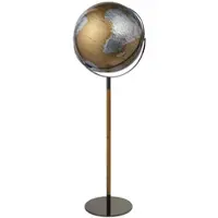 Troika LED-Leuchtglobus 43,5 cm „Apollo Light Flex“ – Dimmbar, drehbar & mit Relief sil...