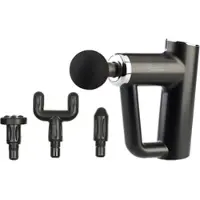 Newgen medicals Akku-Hand-Massagegerät, 4 Aufsätze, 6 Stufen, 3,5 Std Laufzeit, Tasche