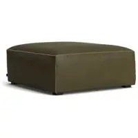 HAY - Mags Soft Ottoman S01 (XS), forest (Sense) / Nähte: beige (Filzgleiter)