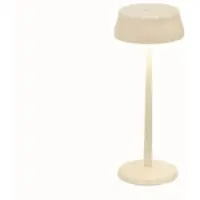 Zafferano Sister Light Wi-Fi Smart LED-Tischlampe, Elfenbein, wiederaufladbar und dimmbar - 2200-2700-3000-4000 K, 3,2 W, Höhe 33 cm