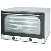 Ristoattrezzature Elektrobackofen mit 4 Blechen 60x40 cm, Umluft mit manueller Steuerung, 5 kW