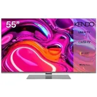 Kendo 55QLED9251TS QLED 139,7 cm (55 Zoll) Fernseher 4K Ultra HD VESA 200 x 200 mm (Grau)