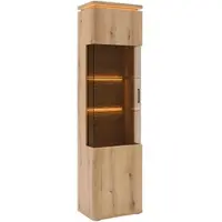 Momax Vitrine Alameda Eichefarben