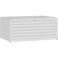 LÜLLMANN Zeichnungsschrank, 6 Schubladen DIN A0, 605 x 1405 x 955 mm, signalweiß