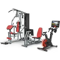 Sportstech Bundle HGX300 + sBike, Rudergerät & Speedbike mit 10,1" Touch‐Display, LED, App‐Kompatibel für Home Gym