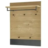 MONDO Garderobenpaneel Aralia , holzfarben , Holzwerkstoff , Maße (cm): B: 80 H: 106 T: 27.0