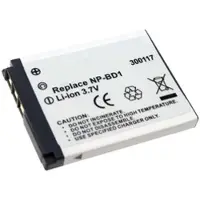 AccuCell Akku für Sony CYBERSHOT DSC T700/N, Typ NP-BD1/ NP-FD1, 520 mAh