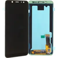 Samsung LCD-Kompletteinheit für Galaxy A6 2018 A600, schwarz