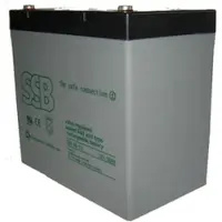 SSB Blei-Akku , SBL55-12 i, 10 Jahresbatterie, M6 Schraubanschluss, 12 V, 55 Ah