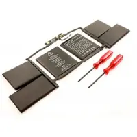 AccuCell Akku für APPLE MACBOOK PRO 15 A1707 Retina (2016), wie A1820, 6667 mAh, Li-Polymer, inklusive Schraubendreher
