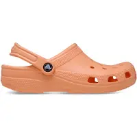 Crocs Classic Clogs für Damen, orangefarbene Badeschuhe und Freizeitschuhe